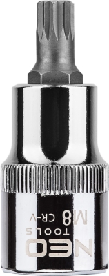 NEO TOOLS 08-732 Nástrčný bit spline 1/2", M8 x 55 mm