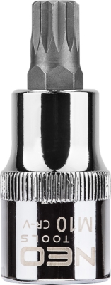 NEO TOOLS 08-733 Nástrčný bit spline 1/2", M10 x 55 mm