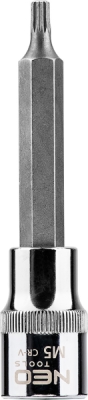 NEO TOOLS 08-740 Nástrčný bit spline 1/2", M5 x 100 mm