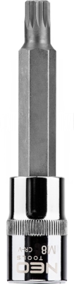 NEO TOOLS 08-742 Nástrčný bit spline 1/2", M8 x 100 mm
