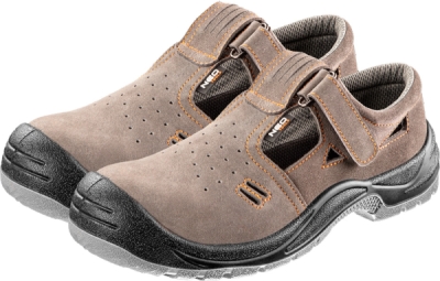 NEO TOOLS 82-080-43 Pracovné sandále S1 SRC, semišové, veľ. 43