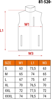 NEO TOOLS 81-520-XXXL Obojstranná výstražná vesta, žltá, veľ. XXXL/60