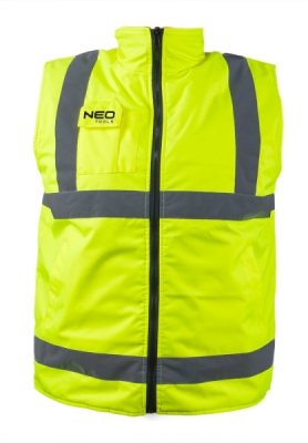 NEO TOOLS 81-520-S Obojstranná výstražná vesta, žltá, veľ. S/48