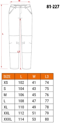 NEO TOOLS 81-227-XXXL Pracovné nohavice PREMIUM ripstop, veľ. XXXL