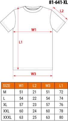 NEO TOOLS 81-641-XL Pracovné tričko FEEL THE BIT, veľ. XL