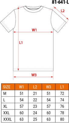 NEO TOOLS 81-641-L Pracovné tričko FEEL THE BIT, veľ. L