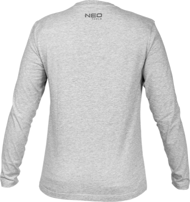 NEO TOOLS 81-690-L Tričko s dlhým rukávom, sivé, veľ. L