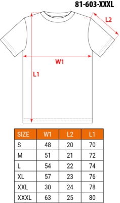 NEO TOOLS 81-603-XXXL Pracovné tričko CAMO Navy, veľ. XXXL