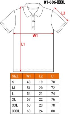 NEO TOOLS 81-606-XXXL Polokošeľa DENIM, veľ. XXXL