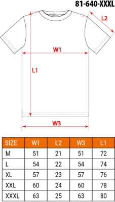NEO TOOLS 81-640-XXXL Pracovné tričko NEOlution, veľ. XXXL