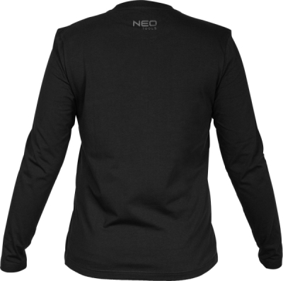NEO TOOLS 81-691-XXXL Tričko s dlhým rukávom, čierne, veľ. XXXL