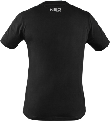 NEO TOOLS 81-610-XXL Bavlnené tričko, čierne, veľ. XXL