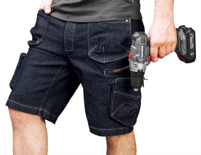 NEO TOOLS 81-279-L Pracovné šortky DENIM, veľ. L