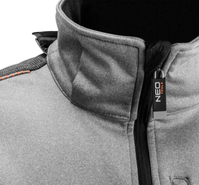 NEO TOOLS 81-551-XL Softshellová bunda s odopínateľnou kapucňou, veľ. XL