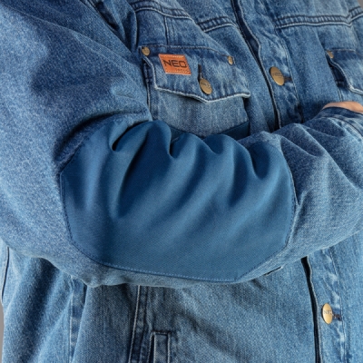 NEO TOOLS 81-557-XL Zateplená džínsová bunda DENIM, veľ. XL