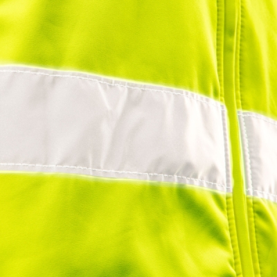 NEO TOOLS 81-700-XL Výstražná softshellová bunda, žltá, veľ. XL