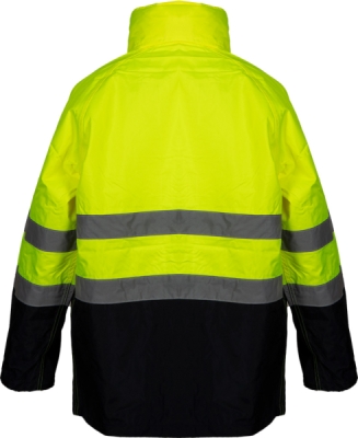 NEO TOOLS 81-720-XL Výstražná nepremokavá bunda, žltá, veľ. XL