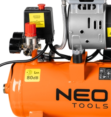NEO TOOLS 12K020-1 Bezolejový kompresor 12 l