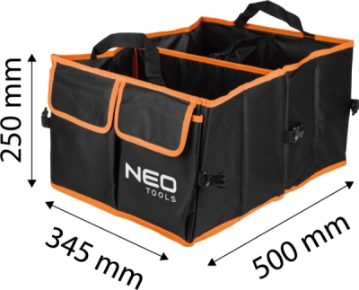 NEO TOOLS 10-651 Skladací organizér automobilový do batožinového priestoru
