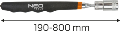 NEO TOOLS 11-611 Magnetický vyťahovač teleskopický 190-800 mm