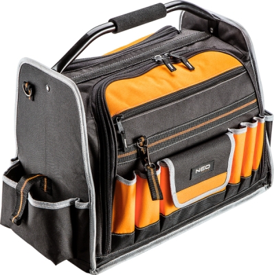 NEO TOOLS 84-301 Montážna taška 600D, 32 vnútorných a 12 vonkajších vreciek