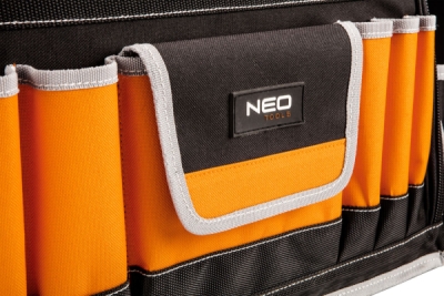 NEO TOOLS 84-301 Montážna taška 600D, 32 vnútorných a 12 vonkajších vreciek