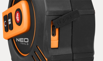 NEO TOOLS 67-100 Laserový diaľkomer s integrovaným zvinovacím metrom