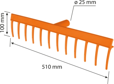 NEO TOOLS 95-042 Hrable univerzálne priame, 12 zubov, plast