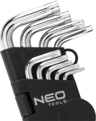 NEO TOOLS 09-526 Súprava kľúčov Torx, súprava 9 ks