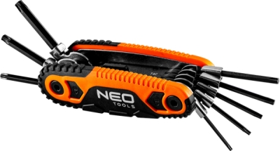 NEO TOOLS 09-573 Súprava kľúčov Torx s rukoväťou T9, T10, T15, T20, T25, T27, T30, T40