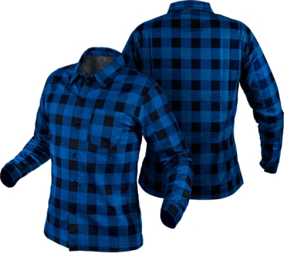 NEO TOOLS 81-545-XXXL Flanelová košeľa, tmavomodrá, veľ. XXXL