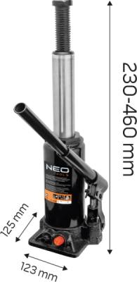 NEO TOOLS 10-454 Hydraulický fľašový zdvihák 10 t