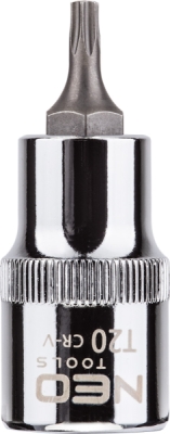 NEO TOOLS 08-750 Nástrčný bit torx 1/2", T20 x 55 mm