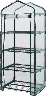 NEO TOOLS 15-901 Skleník 69 x 49 x 160 cm, fólia PVC, kovová konštrukcia