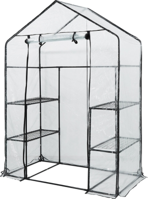 NEO TOOLS 15-902 Skleník 143 x 73 x 195 cm, fólia PVC, kovová konštrukcia