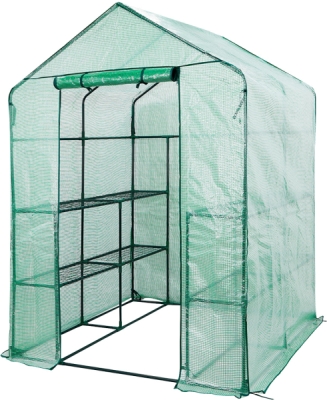 NEO TOOLS 15-911 Skleník 143 x 143 x 195 cm, fólia PE 135 g, kovová konštrukcia