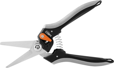 NEO TOOLS 15-208 Univerzálne záhradné nožnice 210 mm, rozsah do 6 mm, nastaviteľný rozstup