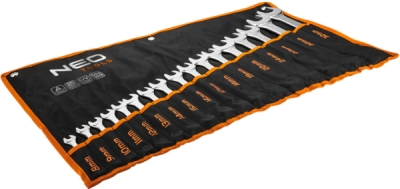 NEO TOOLS 09-753 Očkoploché kľúče 8-32 mm, súprava 17 ks