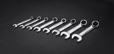 NEO TOOLS 09-791 Očkoploché kľúče 8-19 mm (krátke), súprava 8 ks