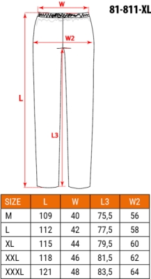 NEO TOOLS 81-811-XL Nohavice do dažďa PU/PVC, veľ. XL