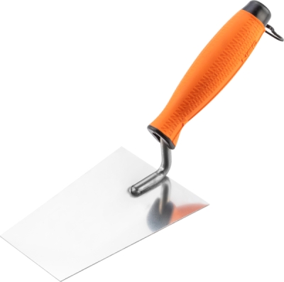 NEO TOOLS 50-146 Trapézová štukatérska lyžica, 140 mm, dvojmateriálová rukoväť