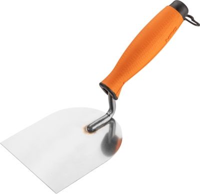 NEO TOOLS 50-138 Štukatérska lyžica podkovovitá, 100 mm, dvojmateriálová rukoväť