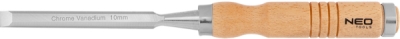 NEO TOOLS 37-810 Dláto 10 mm, CrV, drevená rukoväť