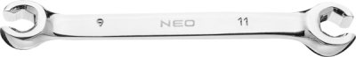 NEO TOOLS 09-143 Otvorený očkový kľúč 9 x 11 mm