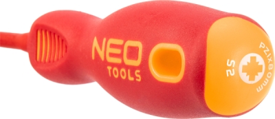 NEO TOOLS 04-062 Krížový skrutkovač 1000 V, PZ1 x 80 mm, S2