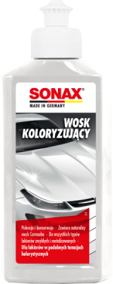 SONAX NanoPro farebný vosk biely 250 ml