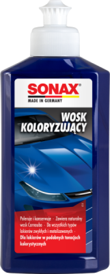 SONAX NanoPro farebný vosk modrý 250 ml