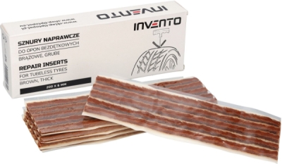 Hnedé opravné knôty INVENTO, hrúbka približne 6 mm, 25 ks