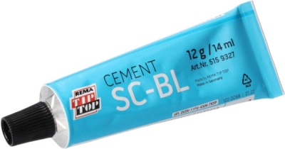 Vulkanizačné lepidlo REMA TIP TOP Special Cement BL, 12 g / 14 ml