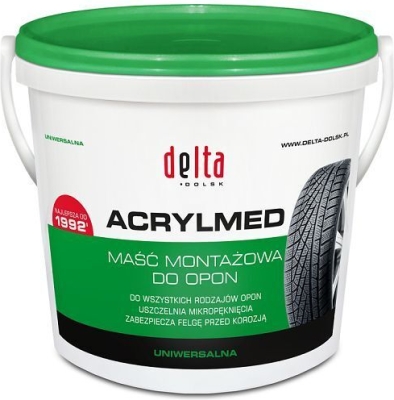 Univerzálna montážna pasta ACRYLMED Delta zelená, 4 kg